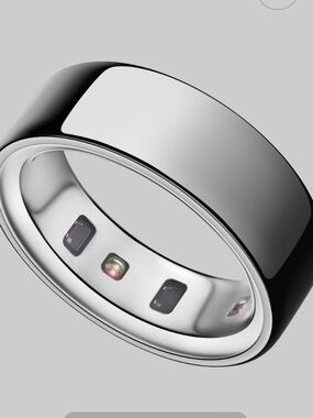Oura Ring Generation 4 Smart Ring - Silver Size 8